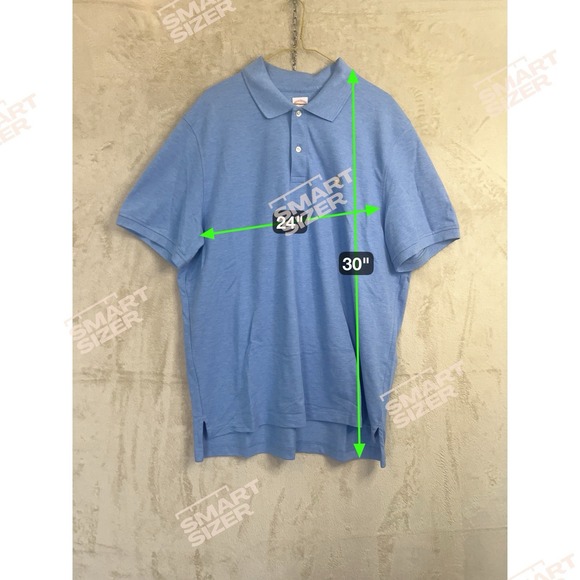 Brooks Brothers Men's XL Polo Shirt Supima Cotton Original Fit Light Blue Collar - Picture 6 of 6